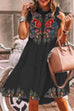Karleedress Chic Floral Printed Ruffle Tiered Sleeveless Dress