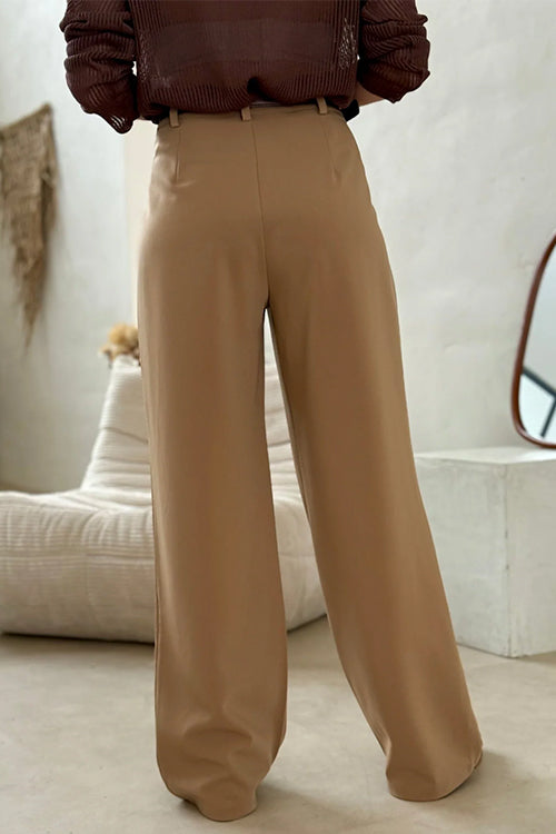 Karleedress High Waist Tailored Wide Leg Trousers