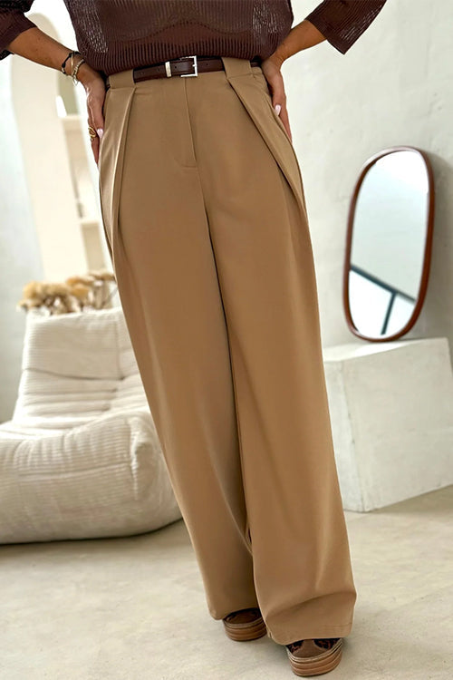Karleedress High Waist Tailored Wide Leg Trousers
