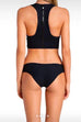 Karleedress Tiger Printed Crop Top Two-piece Swimsuit