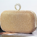 Karleedress Sparkly Rhinestones Ring Clasp Evening Handbag
