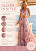 Deep V Neck Sleeveless Floral Print Swing Maxi Dress