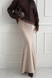 Elegant High Rise Maxi Mermaid Skirt