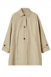 Karleedress Lapel Single Breasted Pocketed Oversized Coat