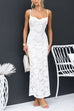 Karleedress Floral Lace Bodycon Maxi Cami Dress
