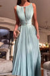 Karleedress Sleeveless Cut Out Open Back Pleated Maxi Dress