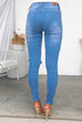 High Rise Ripped Skinny Denim Pants