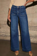Karleedress Chic Straight Wide Leg Denim Pants
