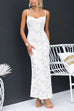 Karleedress Floral Lace Bodycon Maxi Cami Dress
