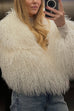 Karleedress Open Front Winter Faux Fur Teddy Coat