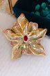 Karleedress Blooming luxury Inspiring Elegance Flower Crystal Brooch