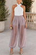 Karleedress High Rise Sheer Balloon Pants