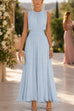 Karleedress Crewneck Sleeveless High Waist Maxi Dress