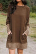 Karleedress Maureen Pockets Casual Sweatershirt Dress