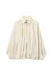 Karleedress Lapel Batwing Sleeves Zip Up Bomber Jacket