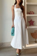 Elegant Halter Sleeveless A-line Maxi Dress