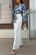 High Rise Pocketed Wide Leg Pants