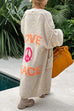 Karleedress Open Front Love and Peace Pattern Long Sweater Cardigan(in 5 Colors)