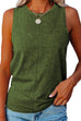 Karleedress Solid Crewneck Sleeveless Casual Top