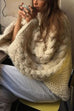 Karleedress Round Neck Oversized Cable Knit Sweater