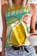 Karleedress Cute Crewneck Graphic Printed Tank Top