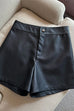 Karleedress Chicest High Rise Faux Leather Shorts