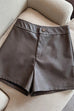 Karleedress Chicest High Rise Faux Leather Shorts