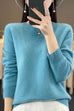 Karleedress Crewneck Solid Comfy Pullover Sweater
