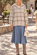 Karleedress Plaid Hooded Relaxed Fit Pullover Sweater(in 6 Colors)