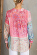 Long Sleeves Buttons Detail Printed Shirt