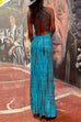 Karleedress Criss Cross Open Back Tie Dye Maxi Dress