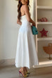 Elegant Halter Sleeveless A-line Maxi Dress