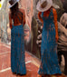 Karleedress Criss Cross Open Back Tie Dye Maxi Dress