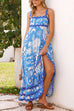 Karleedress Ric Rac Trim Pocketed Unique Print Maxi Cami Dress