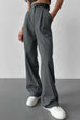Karleedress High Rise Pocketed Straight Leg Suit Pants
