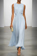 Karleedress Crewneck Sleeveless High Waist Maxi Dress