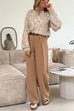 Karleedress High Waist Tailored Wide Leg Trousers