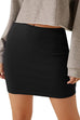 Karleedress High Rise Solid Bodycon Mini Skirt