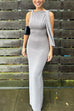 Karleedress Sleeveless Tie Knot Bodycon Maxi Dress