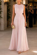 Karleedress Crewneck Sleeveless High Waist Maxi Dress