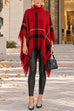 Karleedress Chicest Tassel Lattice Cloak Poncho Sweater (A)
