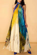 Halter Neck Sleeveless Printed Dress