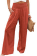 Karleedress Elastic Waist Pockets Wide Leg Pants