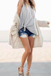 Karleedress Gloomy Casual Waistcoat Tank Top