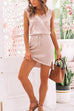 Karleedress Tie Shoulder Summer Drawstring Dress