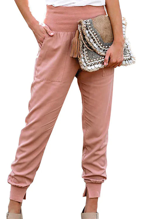 Karleedress Elastic Waist Joggers with Pockets