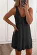 Karleedress Lace Floral Button Down Tank Dress