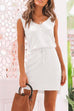 Karleedress Tie Shoulder Summer Drawstring Dress